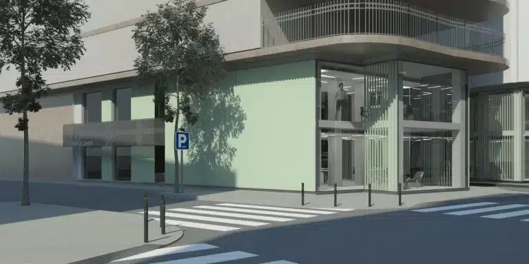 fuster Fachada Oficina Alzis, Elche