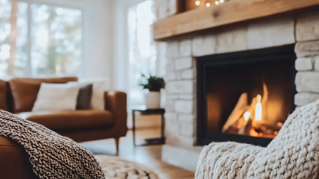 Instalación de chimenea en vivienda unifamiliar