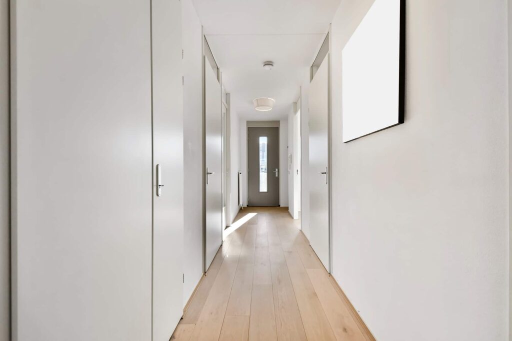 Ancho mínimo del pasillo en vivienda unifamiliar